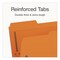 Pendaflex Colored Top Tab Fastener Folders, 1/3-Cut Tab: Assorted, Exp 0.75", 2 Fastener, Letter, Orange, 50PK 1007029 - alternate 5