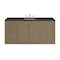 James Martin Vanities Chicago 60" Single Vanity, Walnut Whisper, w/ 3 CM Phantome Eclos Top 503-V60S-WLW-3PHT - alternate 4