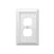 Amerelle Cottage Wall Plate, Faux White Wood, 1 Duplex 279DW - alternate 3