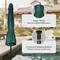 Simple Deluxe 7.5' Patio Umbrella Outdoor Table Market Yard Umbrella with Push Button Tilt/Crank, 6 Sturdy Ribs f LGBRLA7GRN - alternate 4