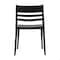 Flash Furniture Bridgeport Indoor-Outdoor Stacking Patio Chairs w/Slatted Backrest, All-Weather Resin Chairs, 2PK 2-DHF-317-APP-BLK-GG - alternate 8
