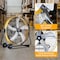 Edendirect 24in 3 Speeds High Velocity Internal Oscillating Barrel Floor Fan Yellow with 1/4 IR-FAN7807 - alternate 7