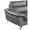 Homeroots 69in Gray And Silver Faux Leather Love Seat 329500 - alternate 5