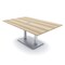 Skutchi Designs Rectangle Conference Table With Power, 48 in W, 72 in L, Brown HAR-REC-48X72-DOU-K525-ESIL - alternate 1
