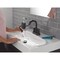 Delta Nicoli Two Handle Centerset Pull-Down Bathroom Faucet, 6.94 in, Matte Black 25749LF-BLPD - alternate 5