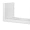 Homeroots 24in Two Shelves Solid Wood Wall Mounted Shelving Unit 399286 - alternate 2