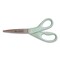 Westcott KleenEarth Rice Husk Scissors, Pointed Tip, 8" Long, Straight Sage Blue Handle 17350 - alternate 1
