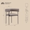 Manhattan Comfort Onda Metal Vegan Leather Dining Chair in Taupe DC1608-2 - alternate 7