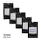 C-Line Products Recloseable Poly Bags, 4" x 6", Black, 1000 PK 47446 - alternate 1