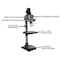 Jet Floor Drill Press, Geared Head Drive, 2 hp, 230V AC V, 20 in Swing, 12 Speed 354020 - alternate 5