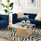 Homeroots Set of Three 37" Clear And Silver Glass  Stainless Steel Square Mirrored Bunching Coffee Tables 528846 - alternate 6