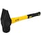 Performance Tool 3lb Cross Peen Hammer 14.9 in. Anti Shock Fiberglass Handle PMM7104 - alternate 1