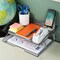 Acrimet Facility 2 Tier Letter Tray Side Load Letter Size A4 Desktop File Organizer Plastic Smoke 253.1 - alternate 6