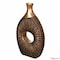 Uniquewise 19-Inch Black and Gold Farmhouse Vase - Decorative Piece for Boho Kitchen, Bedroom Table, Home QI004688.BK - alternate 9