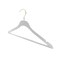 Nahanco 17in High Gloss White Wooden SlimLine Suit Hanger w/ Pant Bar and Gold Hook, 50PK SL70517WB50GH - alternate 5