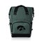 Picnic Time Family Of Brands NCAA Iowa Hawkeyes On The Go Roll-Top Backpack CoolerHeathered Gray 616-00-105-226-0 - alternate 1