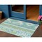 Homeroots 3' X 5' Mint Green Blue And Ivory Aztec Washable Indoor Outdoor Area Rug 598478 - alternate 1