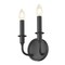 Z-Lite Tova Matte Black 2 Light Wall Sconce 3049-2S-MB - alternate 7