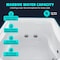 Kplunge 69in 1-Person 2-Jets All-in-One Cold Plunge and Hot Tub Built-in Chiller, Lights, and WiFi in White CP-CH7939WH - alternate 5