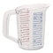 Rubbermaid Commercial Bouncer Measuring Cup, 16 oz, Plastic, Clear FG321500CLR - alternate 2