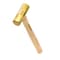 Big Horn 1 LBs Brass Hammer with Hickory Handle 15124 - alternate 1