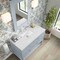 James Martin Vanities Breckenridge 48in Single Vanity, Serenity Blue, w/ 3 CM Ethereal Noctis Quartz Top 330-V48-SRB-FENC - alternate 7