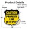 Signmission No Spray Shield Sign Caution Property Li, 12 Inch X 12 Inch, Vinyl Decal SHI-D-12-404 - alternate 3