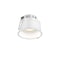 Dals Lighting Facet 4-Inch CCT Round Indoor/Outdoor Regressed Gimbal Down Light RGM4-CC-WH - alternate 1