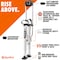 Surpro Double-Sided Drywall Stilts, Aluminum Base, 26 in - 40 in Height, QuadLock Contractor-Grade Stilts S2-A-2640 - alternate 3