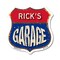 Signmission Rick's Garage, 6 Inch X 6 Inch, Plastic Sign SHI-P-6-383-RICK - alternate 1