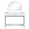 Homeroots 39" White Wood Lighted Mirrored Dresser 691711 - alternate 1