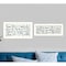 Homeroots Set Of Two Thank You Lord 1 White Framed Print Wall Art, 2PK 405970 - alternate 3