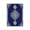 Homeroots 9' X 12' Navy Blue Gray And Brown Oriental Washable Indoor Outdoor Area Rug 598428 - alternate 4