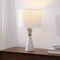 Jonathan Y Artezza 24" Art Deco Contemporary Hourglass Terrazzo/Iron LED Table Lamp, White/Gray JYL8030A - alternate 6