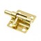 Prime-Line Door and Gate, Slide Barrel Bolt Latch 2 inch with Screws, Brass Plated (Single Pack) U 117516 - alternate 6