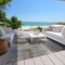 Homeroots 9' X 12' Khaki And Brown Abstract Washable Indoor Outdoor Area Rug 609296 - alternate 6