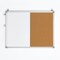 Flipside 18 x 24 Combo Cork/Magnetic Dry Erase, Aluminum Framed Board 17105 - alternate 1