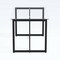 Homeroots 55" Clear And Black Glass And Metal Dining Table 568209 - alternate 4