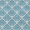 Homeroots 9' X 12' Teal Blue And Ivory Geometric Washable Indoor Outdoor Area Rug 594747 - alternate 4