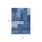 Homeroots 8' X 10' Navy Blue And Sky Blue Geometric Washable Indoor Outdoor Area Rug 612451 - alternate 6