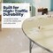 Flash Furniture Commercial Adjustable Height Kidney Activity Table with Short Legs in LT NAT XU-A4896-KIDNY-LTNAT-T-P-GG - alternate 8