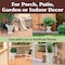 Pure Garden Outdoor Planter 2-Pack 16x18 in Urn Planters Plastic Plant Pots for Indoor or OutdoorFlower Pots 50-LG1429 - alternate 4