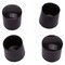 Prosource Furniture Leg Tip, Round, Plastic, Black, 3/4 in Dia, 3/4 in H FE-50603-PS - alternate 3