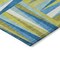 Homeroots 5' X 8' Teal Blue Green And Ivory Geometric Washable Indoor Outdoor Area Rug 598305 - alternate 7