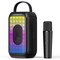 Bobtot Portable Bluetooth Speaker, Black, Karaoke Machine w/Mic, Echo, EQ Mode, Deep Bass, RGB, Supports 803776 - alternate 1