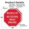 Signmission Buckle Up No Texting While Driving, 10 inch X 10 inch, Aluminum Metal Signs, 2PK OC-A-2PACK-10-29 - alternate 5