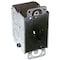 Raco Electrical Box, 12.5 cu in, Switch Box Type, 1 Gang, Galvanized Zinc, Rectangular Shape 500 - alternate 1
