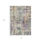 Homeroots 3' X 5' Linen Purple And Gold Abstract Washable Indoor Outdoor Area Rug 630867 - alternate 5