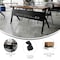 Flash Furniture Davis 60in. x 24in. HD Nesting Table w/Y-Legs, Modesty Panel, 1in. Thick Walnut Tabletop, Blk Frame MT-M6024-Y-LEG-WLNBLK-GG - alternate 6