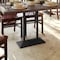 Flash Furniture Palis 27in. W x 15in. D Dining Height Double Column Table Base for 30in. x 48in. Table Tops, Black XU-DG-TB002-OUT-BLK-GG - alternate 6